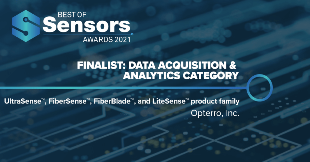 best of sensors 2021 data acquisition and analytics category fiber optic sensing